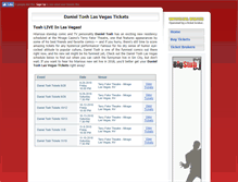 Tablet Screenshot of danieltoshlasvegas.com